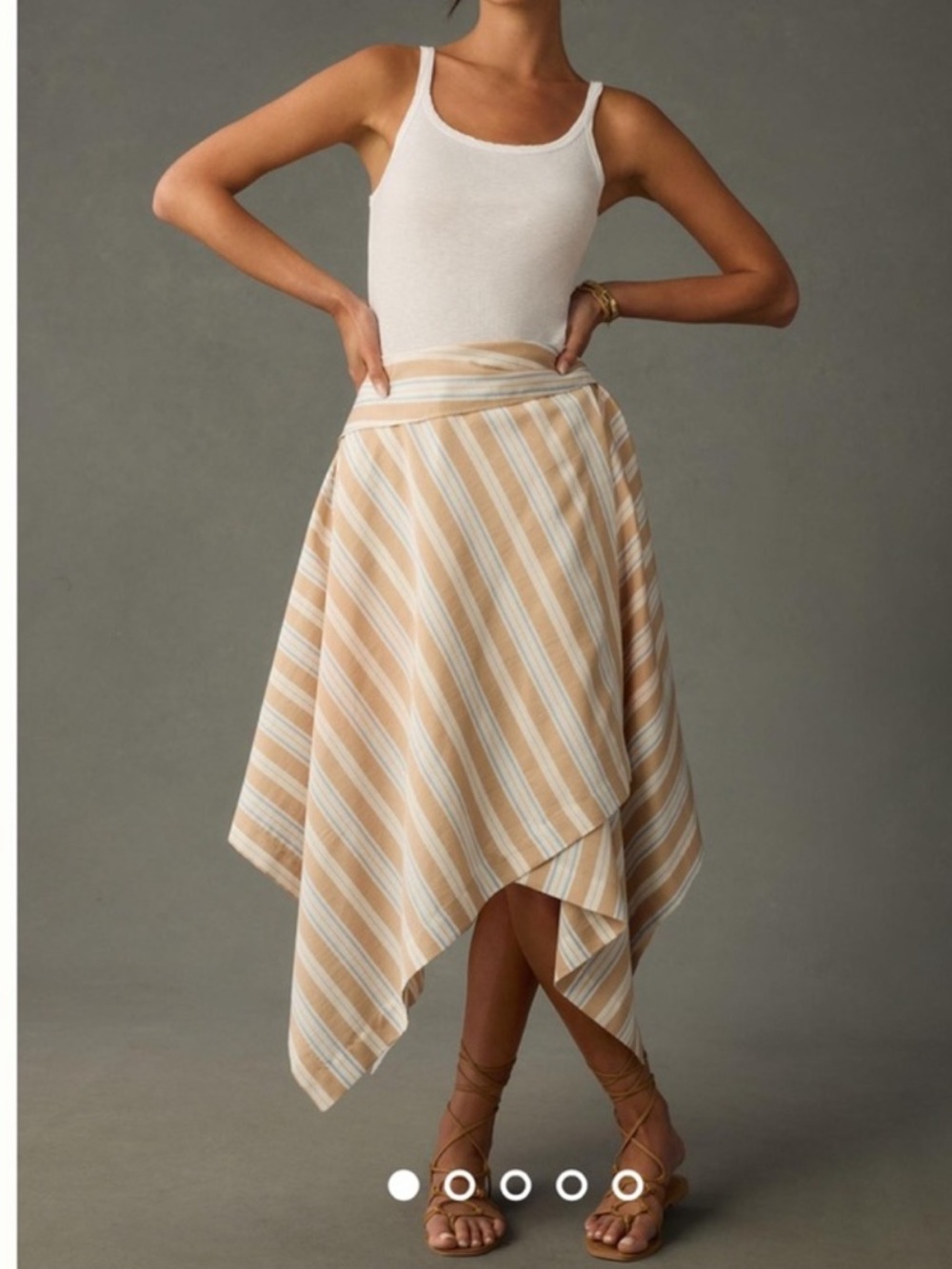 anthropologie Maeve Asymmetrical Wrap Skirt new with tag size 6